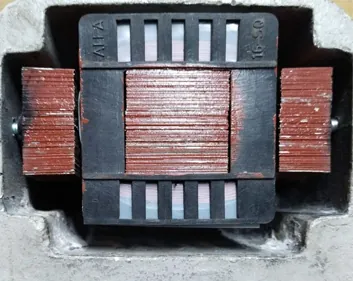 Vibrator coil Inner view